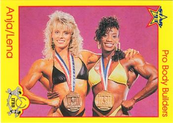 1993 Star Pro Body Builders - Ad Cards #NNO Anja / Lena Front